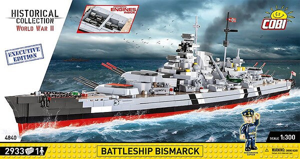 COBI  BATTLESHIP BISMARCK EX.E 2960 PCS HC WWII  4840