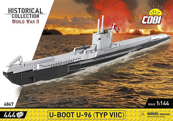 COBI  U-BOOT U-96 (TYP VIIC) 445 PCS HC WWII  4847