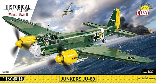 COBI  JUNKERS JU-88 1130 PCS HC WWII  5733