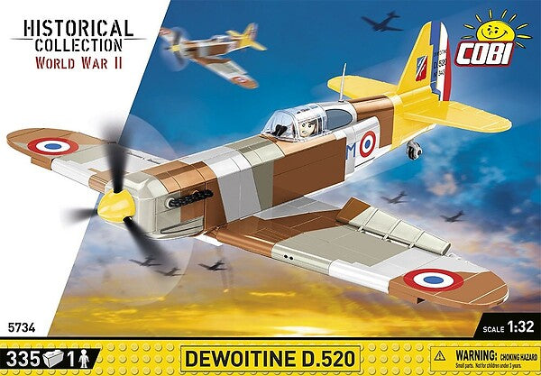 COBI  DEWOITINE D.520 328 PCS HC WWII  5734