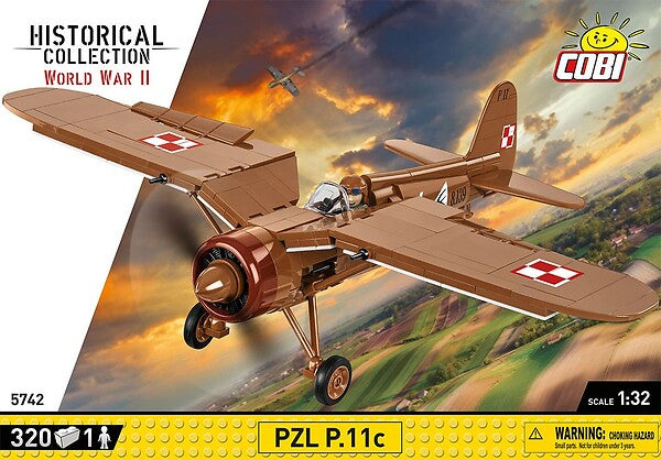 COBI  PZL P-11C  320 PCS HC WWII  5742