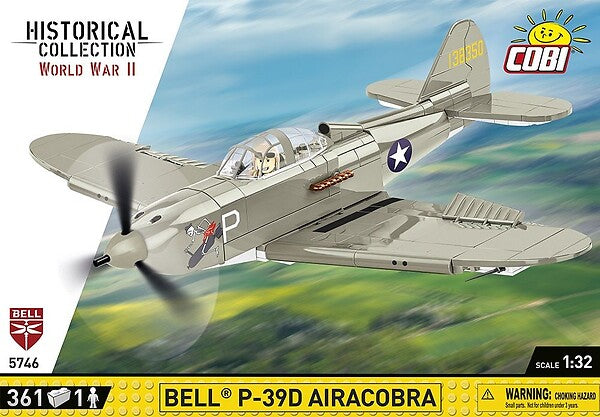 COBI  BELL P-39D AIRACOBRA WHIT 361 PCS HC WWII  5746