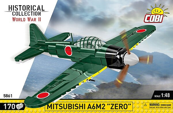 COBI  MITSUBISHI A6M2 ZERO 166 PCS EASY PLANES  5861