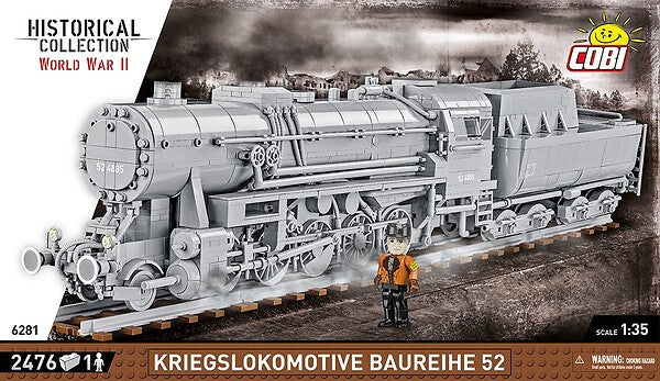 COBI  KRIEGSLOKOMOTIVE BAUREIHE 2400 PCS TRAINS  6281