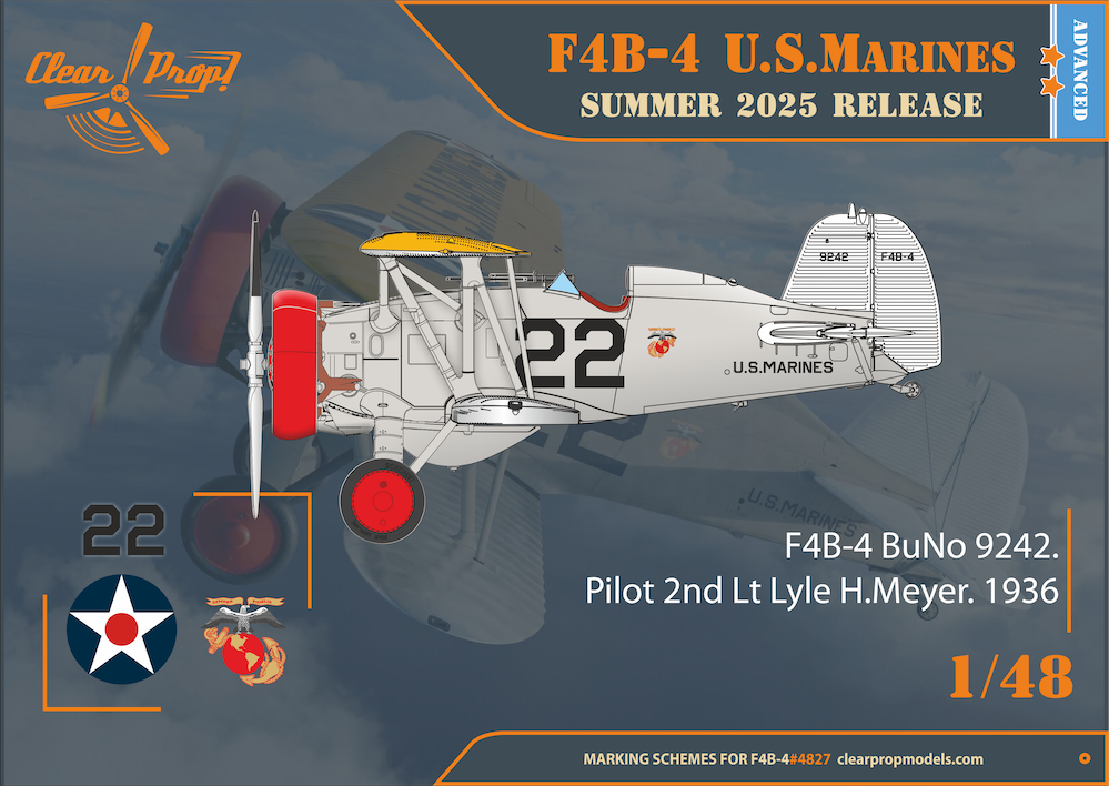 ClearProp 1/48 Boeing F4B-4 US Marines Kit 4827