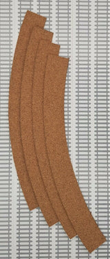 CTPC-NSC607-4 HORNBY CORK UNDERLAY DOUBLE CURVE 2ND RADIUS