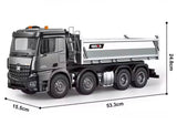HUINA RC PRO TIPPER DUMPTRUCK 13CH 8-WHEEL WITH METAL BUCKET