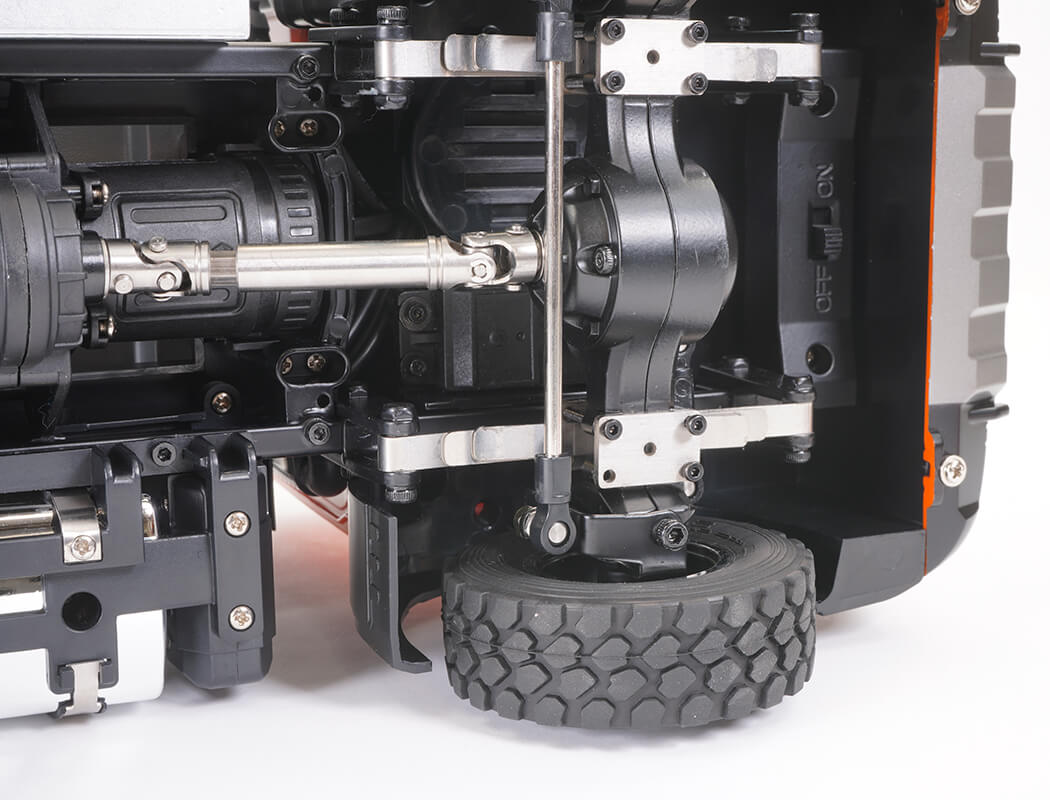 HUINA 1/14 ALLOY 14CH PART METAL 2.4G DUMP TRUCK