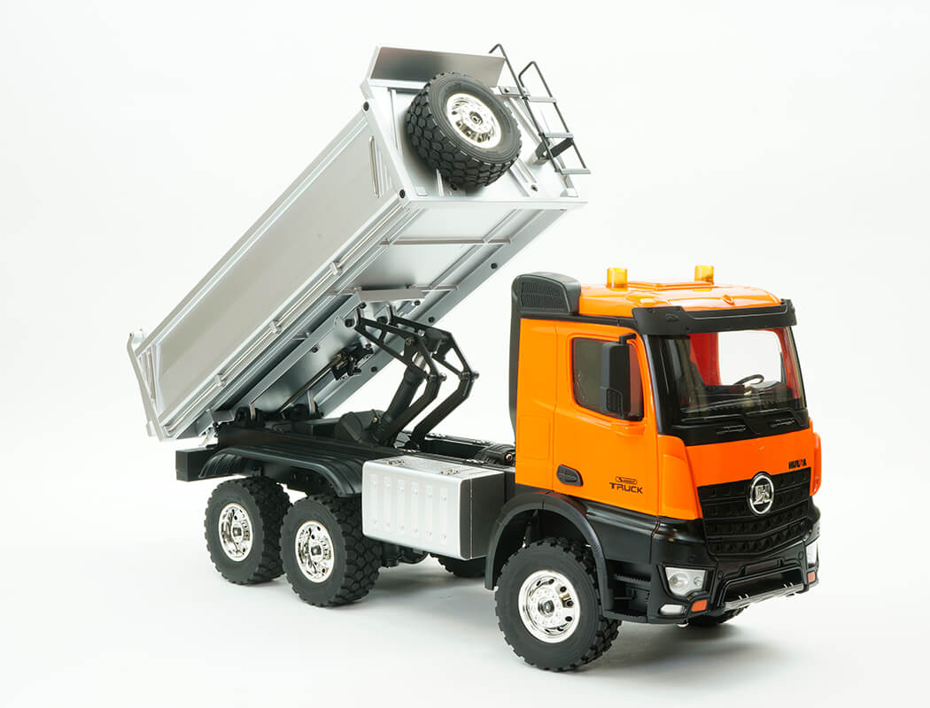 HUINA 1/14 ALLOY 14CH PART METAL 2.4G DUMP TRUCK