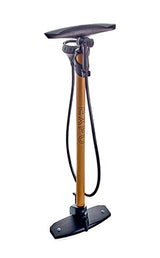 HIGH PRESSURE STEEL FLOOR PUMP TIED CARD