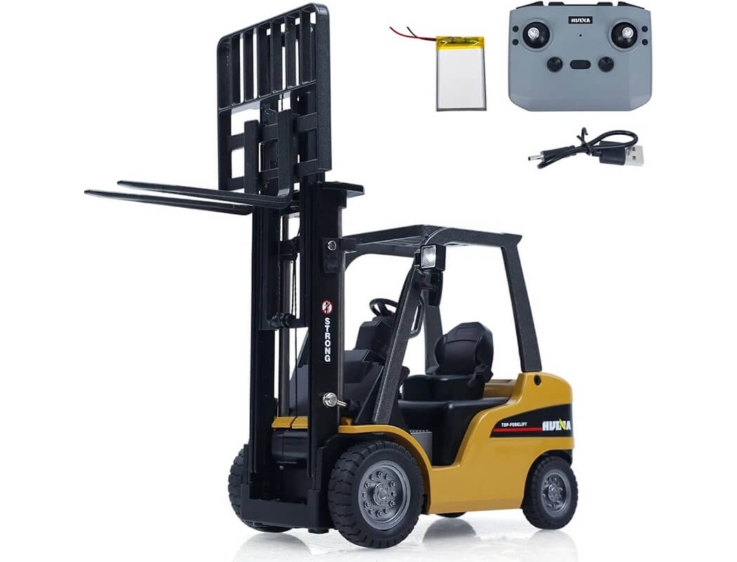 HUINA 1/50 12CH RTR ALLOY FORK LIFT RC TRUCK - Pre Order - Expected late September