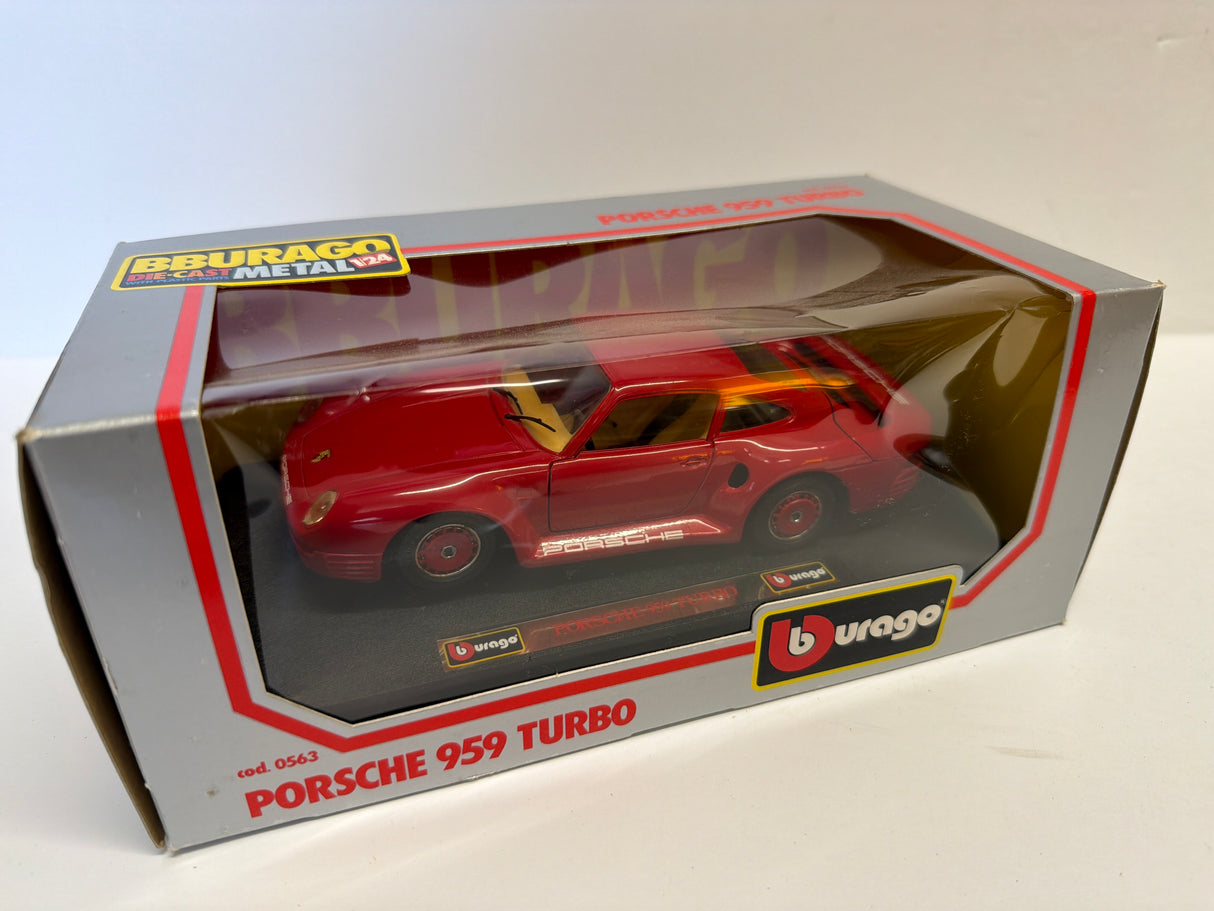 Bburago 1/24 Porsche 959 turbo Red 0563