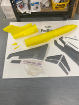 Scale 3D Printed 727 Aircraft Model Kit - Cargo