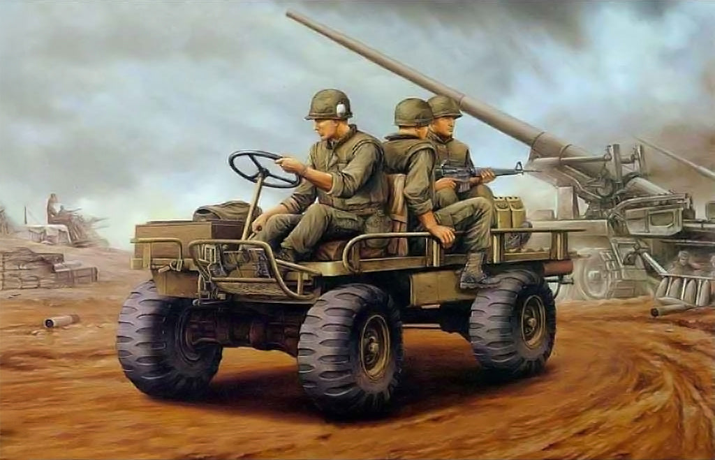 Mechanical Mule with U.S. Marines