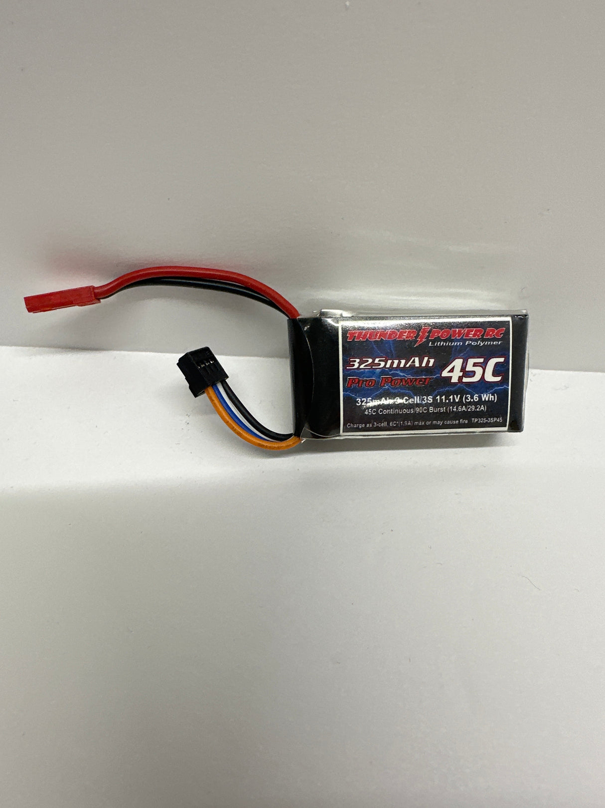 Thunder Power Lipo 11.1V 3 cell 325mah 45C - JST Connector