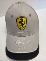 Ferrari Scuderia F1 Formula One Racing -Beige- Adjustable Baseball Cap (second hand)