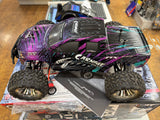 FTX CARNAGE 2.0 1/10 BRUSHED TRUCK 4WD Almost ready to run - Second Hand with Purple Shell