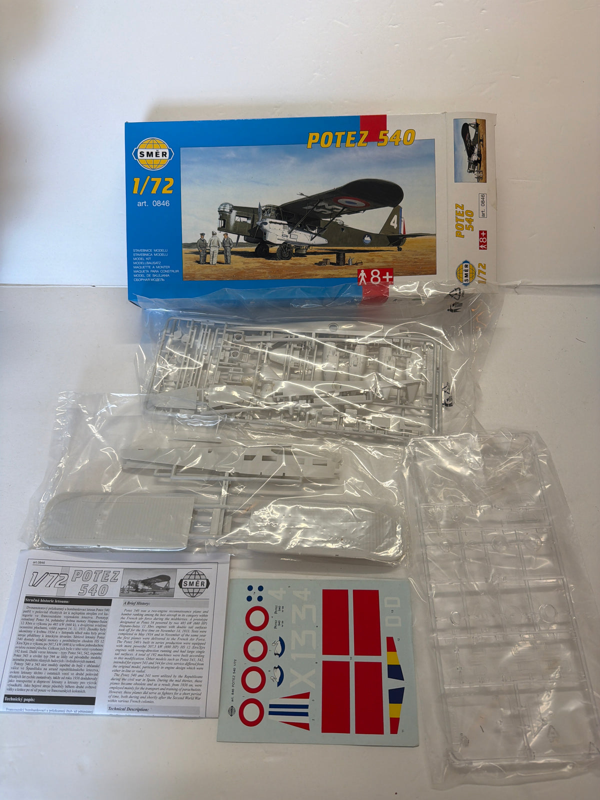 Smer Potez 540 1:72 Plastic Model Kit