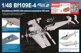 DRAGON 1/48 Bf 109E-4 WWII German Fighter Plane