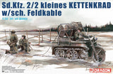 Dragon Sd.Kfz.2/2 kleines Kettenkrad w/sch.Feldkable  (Driver and crew included)