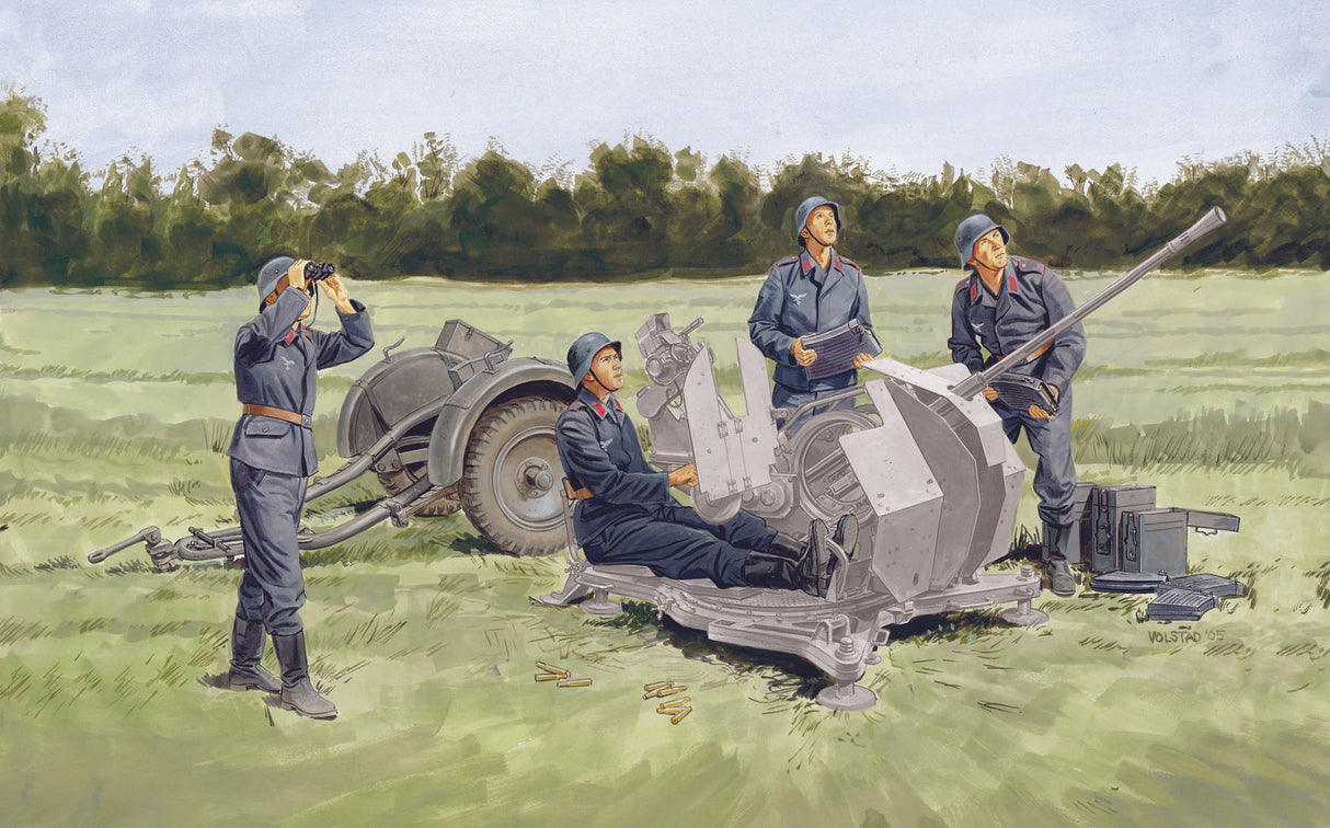 DRAGON 1/35 2cm FlaK Crew with Sd.Ah.51