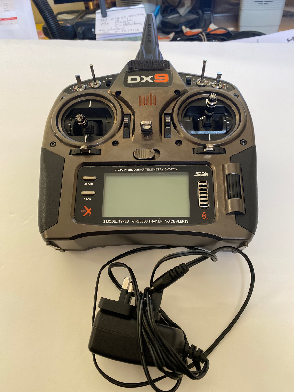 DX9 Transmitter with Battery and Charger - SECOND HAND - Bagged