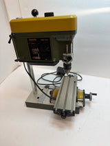 PROXXON Mini Bench Drill Press TBM 220 240v with 27100 KT70 Micro Cross Table XY Table Second hand