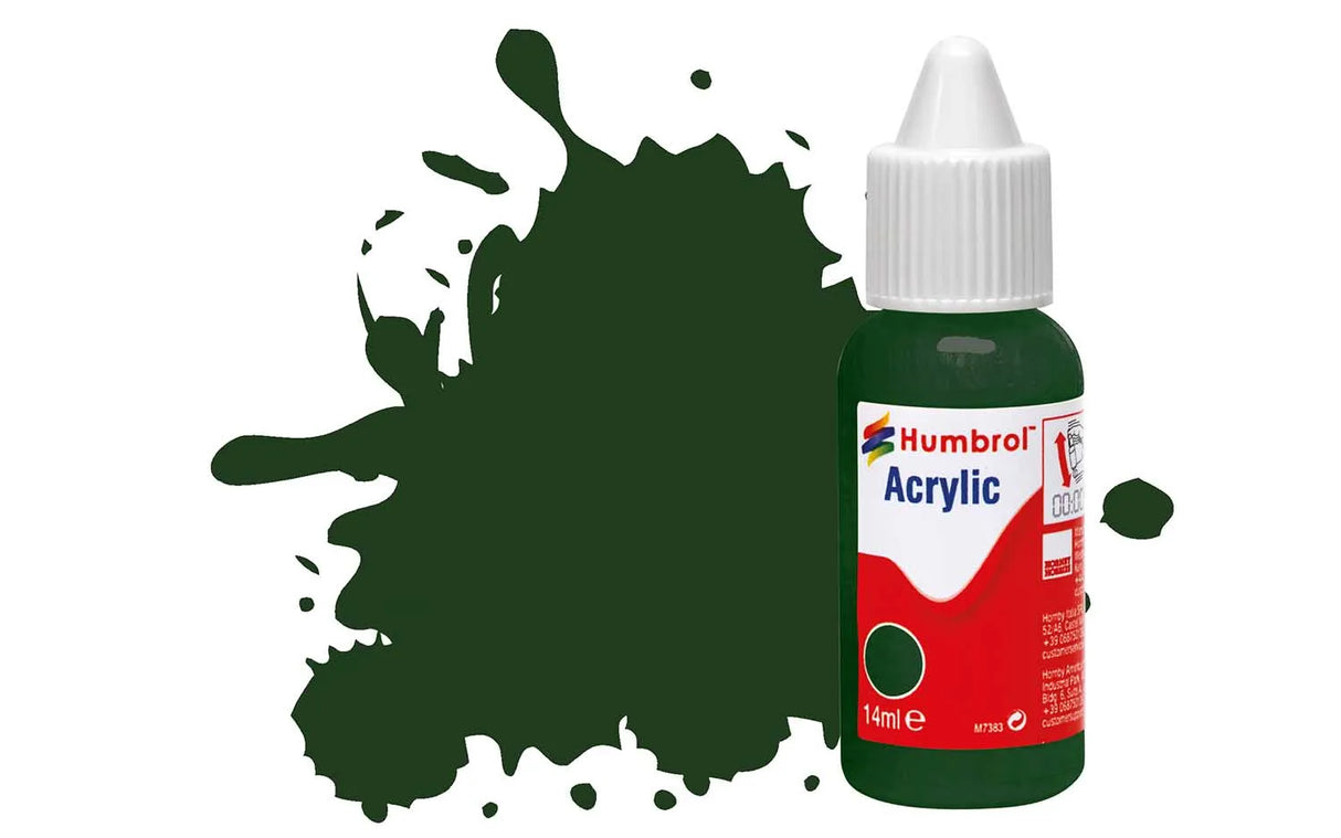 Humbrol Acrylic Paints No. 3 Brunswick Green Gloss DB0003