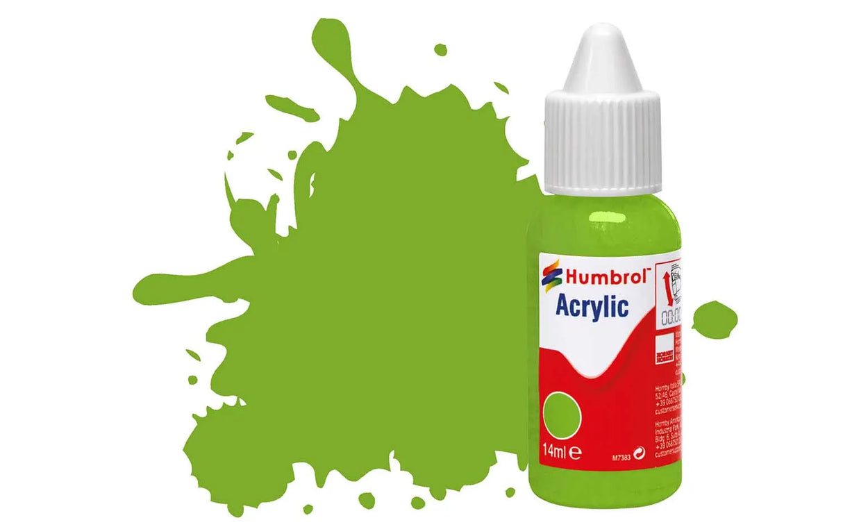 Humbrol Acrylic Paints No. 38 Lime Gloss DB0038