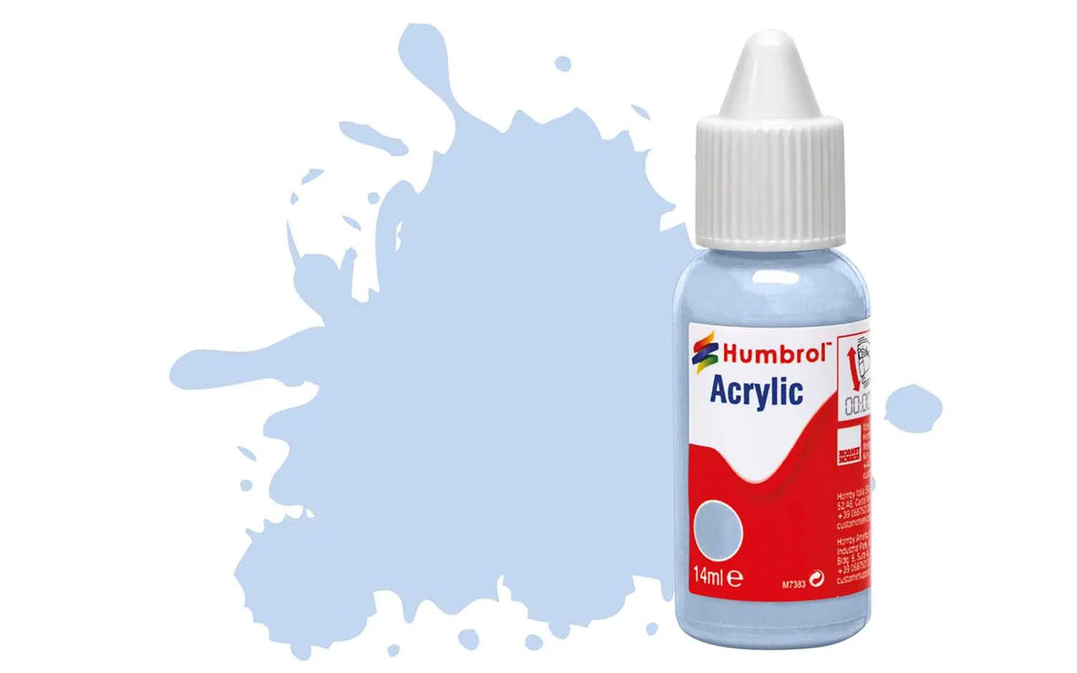 Humbrol Acrylic Paints No. 44 Pastel Blue Matt DB0044
