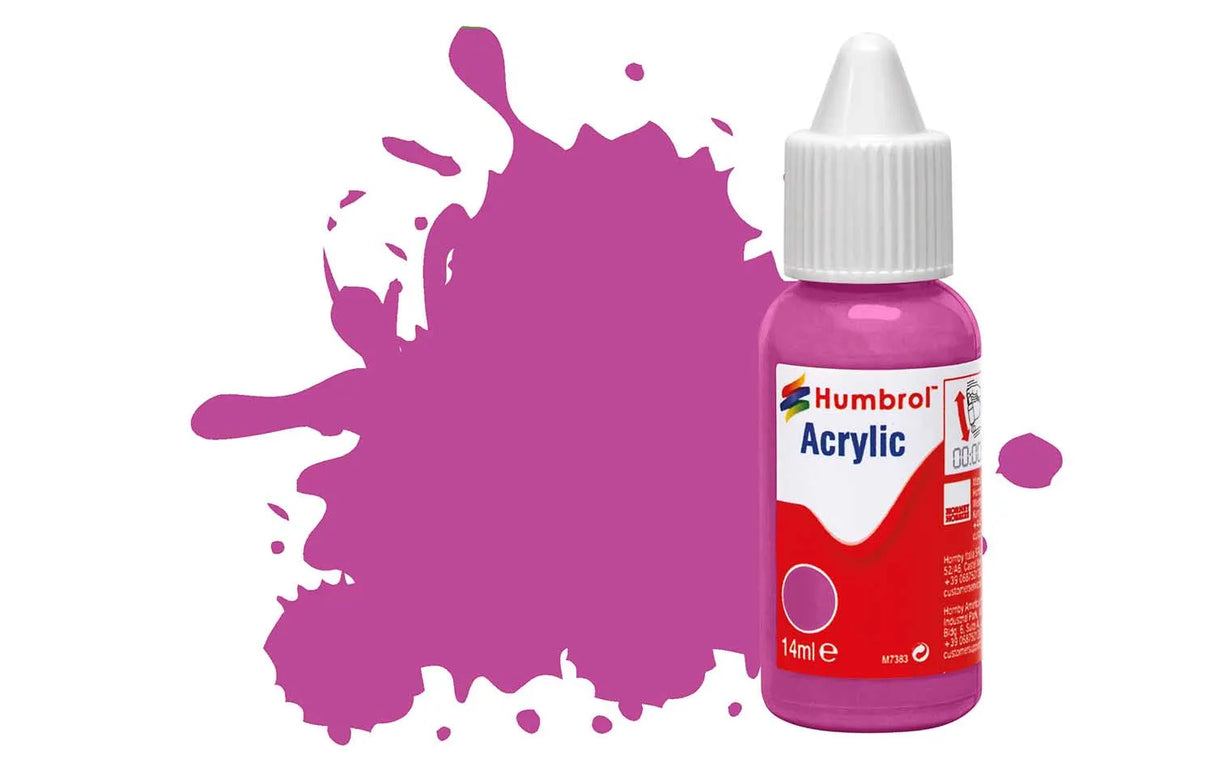Humbrol Acrylic Paints No. 58 Magenta Matt DB0058