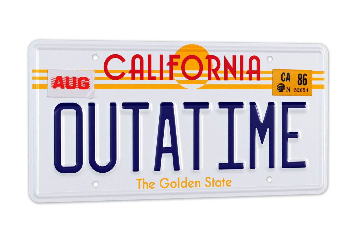 Doctor Collector Licensed Collectables - Back to the Future Outatime Replica License Plate