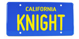 Doctor Collector Licensed Collectables - Knight Rider Replica License plate