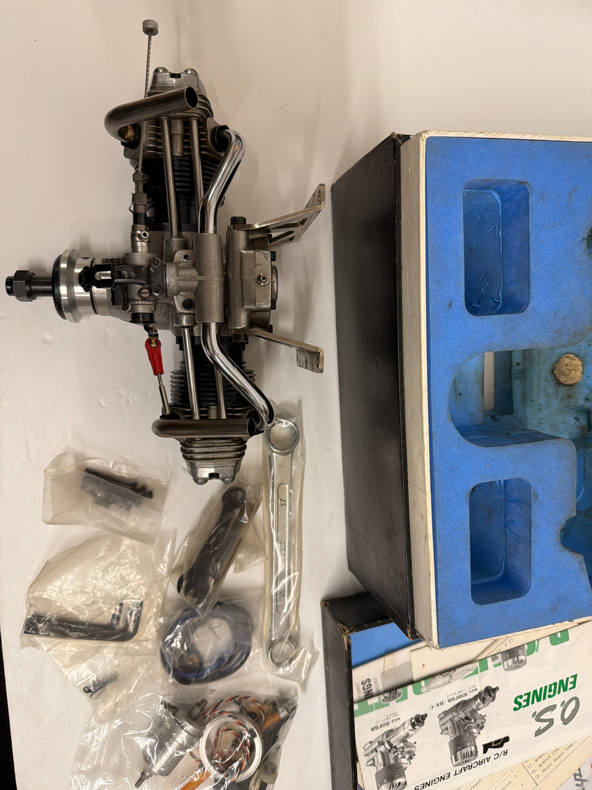 O.S. OS Engine  FT-240 SUPER Gemini 240 4C 4-Stroke Flat Twin 40cc Second Hand