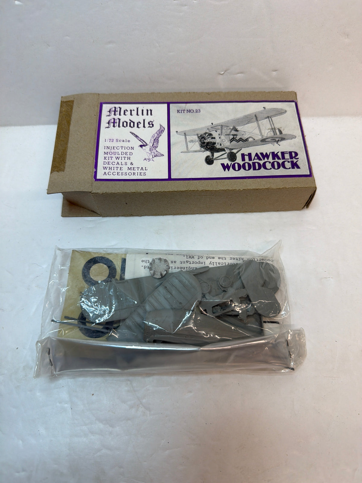 Merlin Models Hawker Woodcock 1/72 21 Plastic Model Kit Vintage
