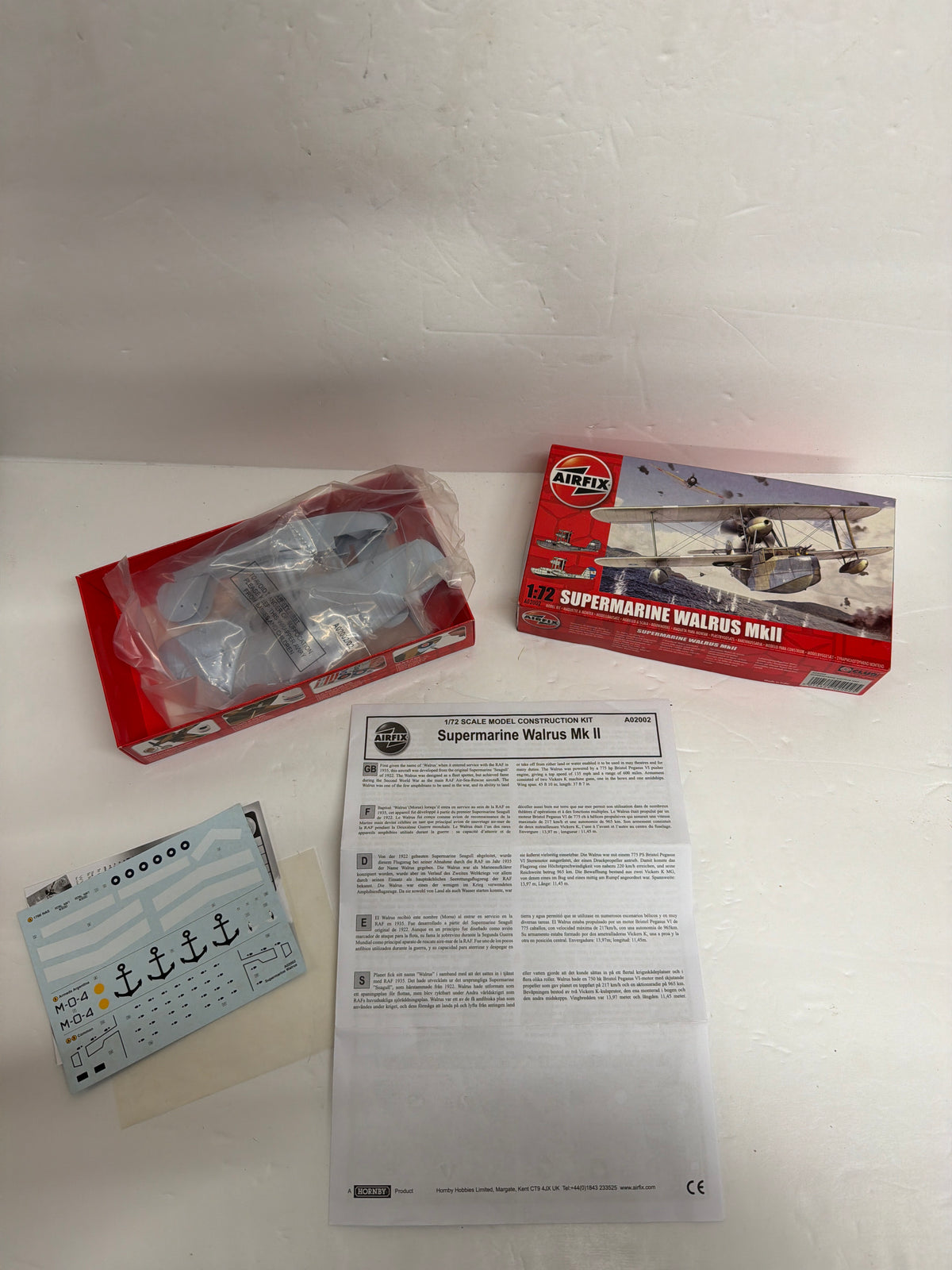 Airfix Plastic Model Kit Supermarine Walrus Mk.II  1/72