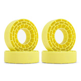 INJORA Silicone Rubber Inserts for 62-64mm*24mm 1.0 Inch Tires Yellow