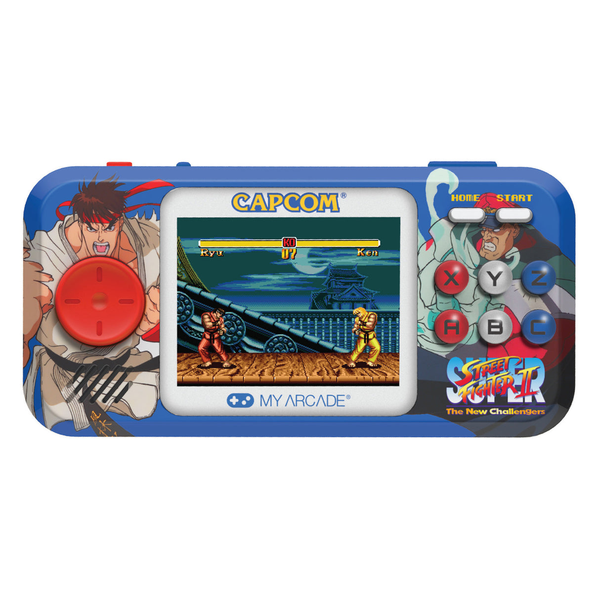 Super Street Fighter II Pocket Player Pro Portable Gaming System (2 Games In 1) DGUNL4187 by My Arcade DGUNL3227 PRE ORDER - COMMING SOON