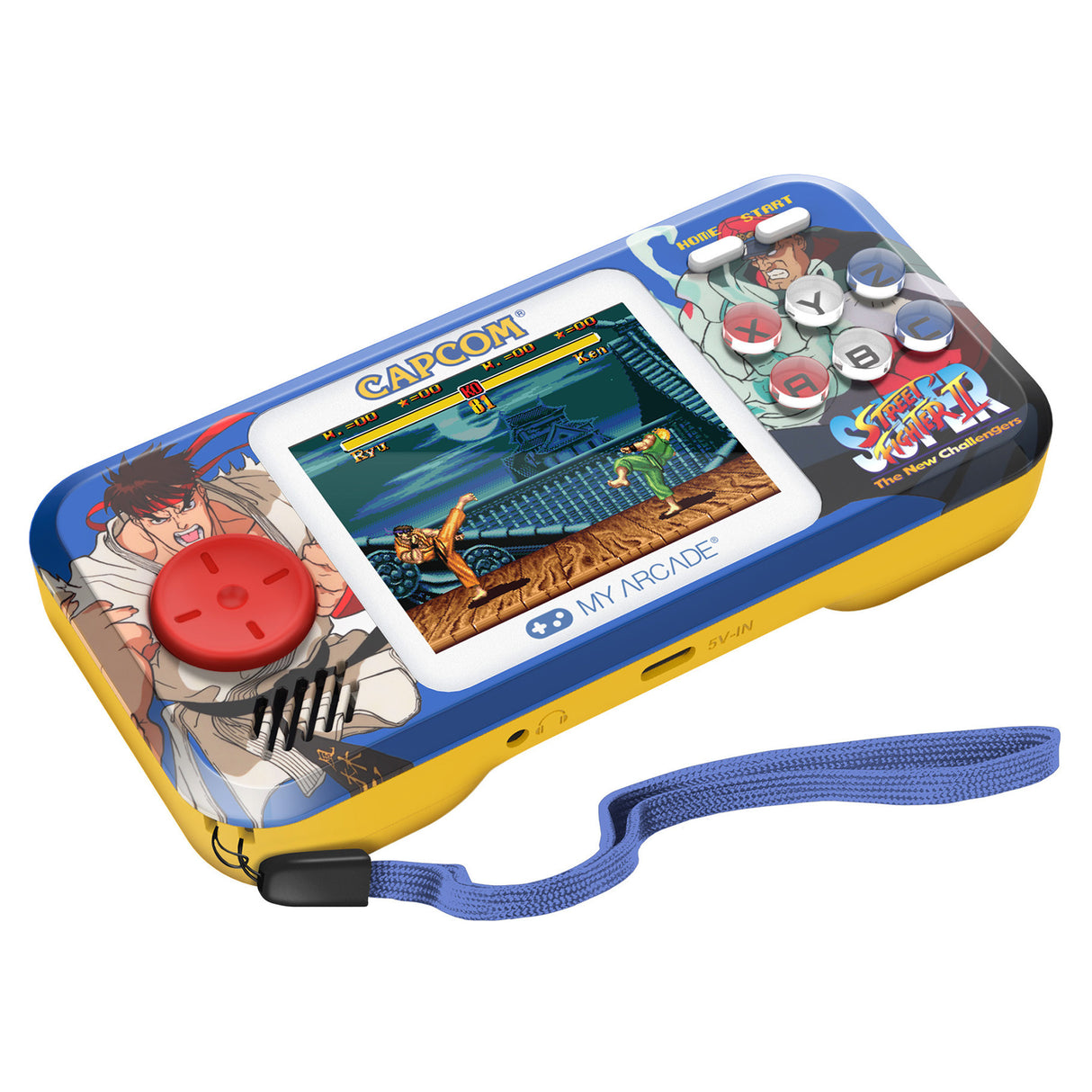 Super Street Fighter II Pocket Player Pro Portable Gaming System (2 Games In 1) DGUNL4187 by My Arcade DGUNL3227 PRE ORDER - COMMING SOON