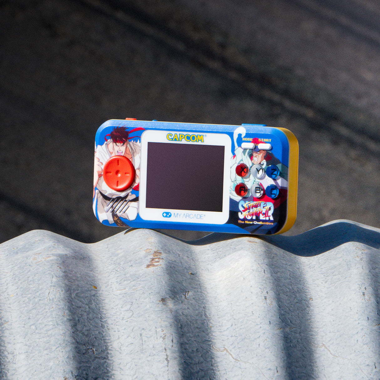 Super Street Fighter II Pocket Player Pro Portable Gaming System (2 Games In 1) DGUNL4187 by My Arcade DGUNL3227 PRE ORDER - COMMING SOON