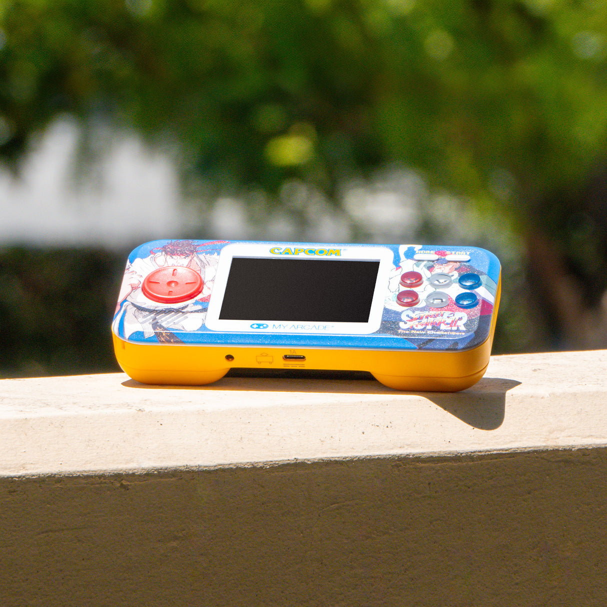 Super Street Fighter II Pocket Player Pro Portable Gaming System (2 Games In 1) DGUNL4187 by My Arcade DGUNL3227 PRE ORDER - COMMING SOON
