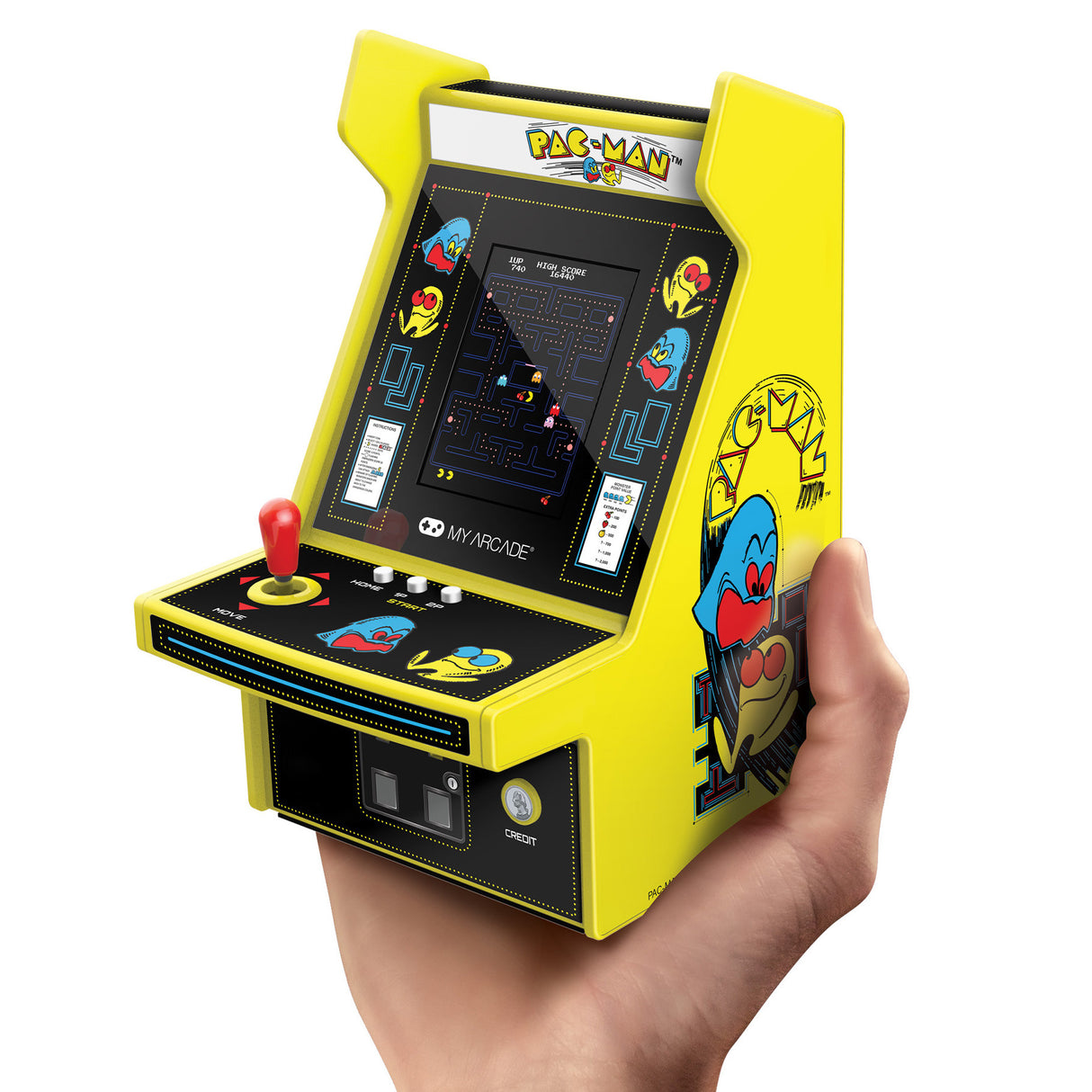 Pac-Man Micro Player Pro 6.7 inch Portable Retro Arcade by My Arcade DGUNL4194 PRE ORDER - COMMING SOON