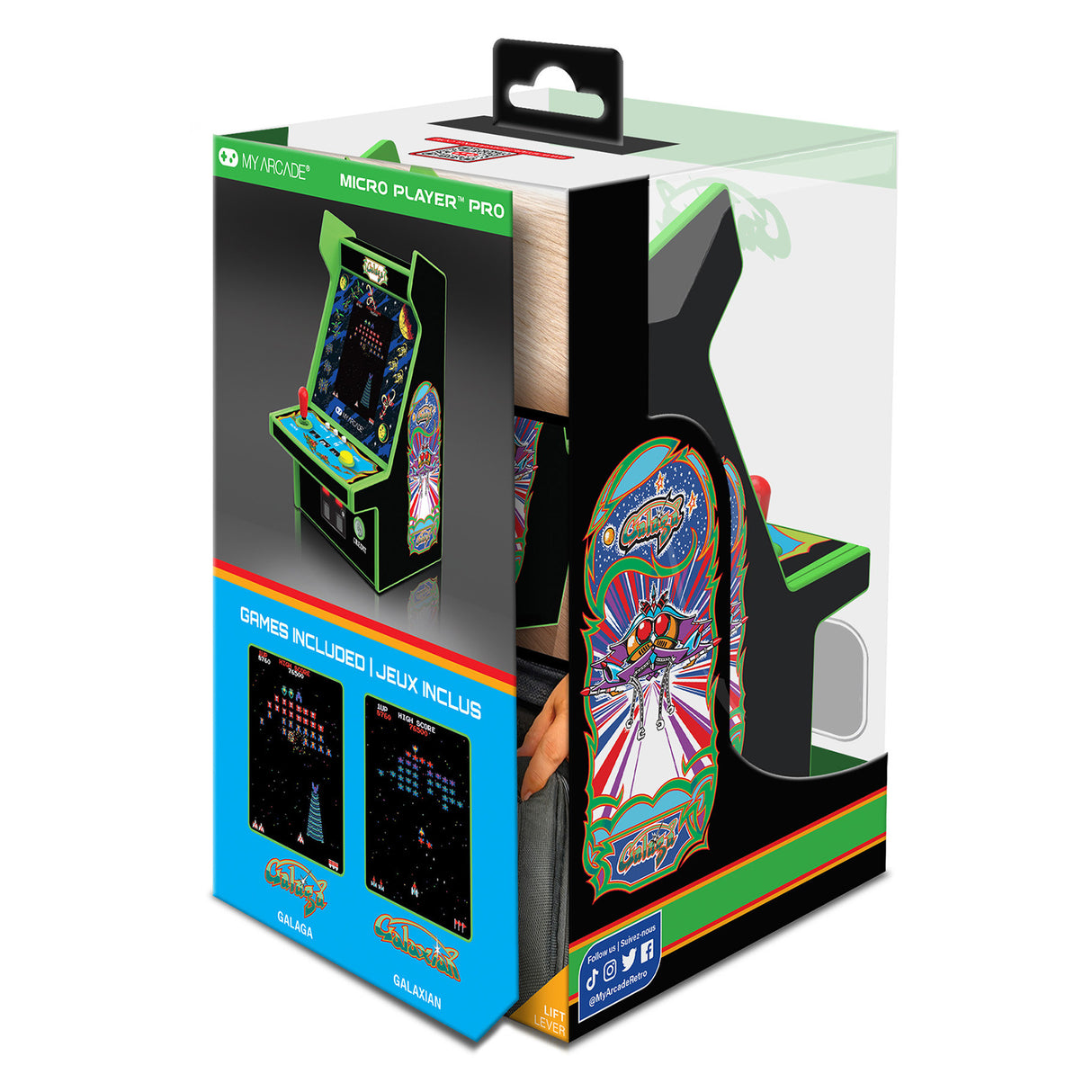 Galaga Micro Player Pro 6.7 Inch Portable Retro Arcade (2 Games in 1) by My Arcade DGUNL4195  PRE ORDER - COMMING  SOON