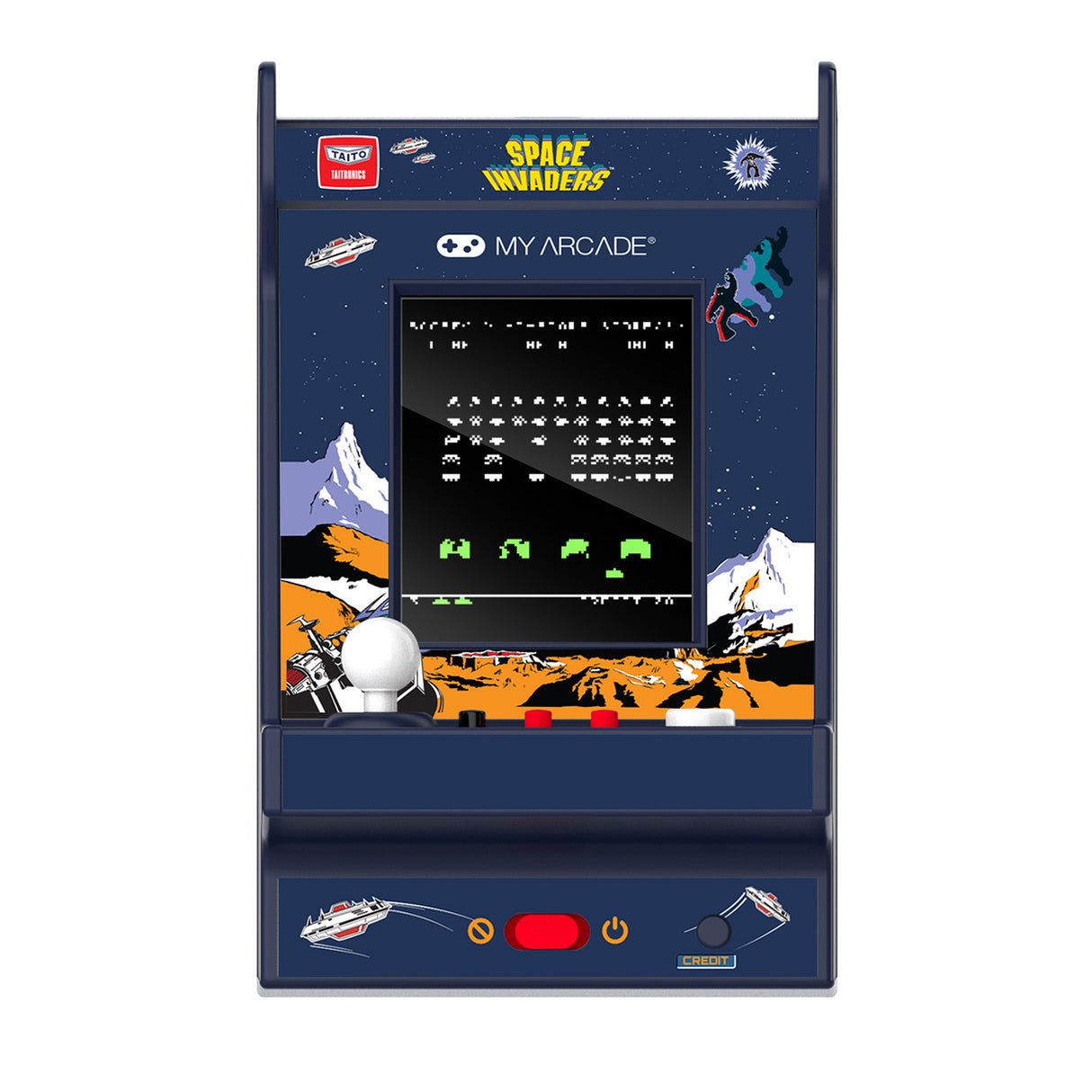 Space Invaders Nano Player Pro 4.8 Inch Portable Retro Arcade  by My Arcade DGUNL7005 PRE ORDER - COMMING  SOON