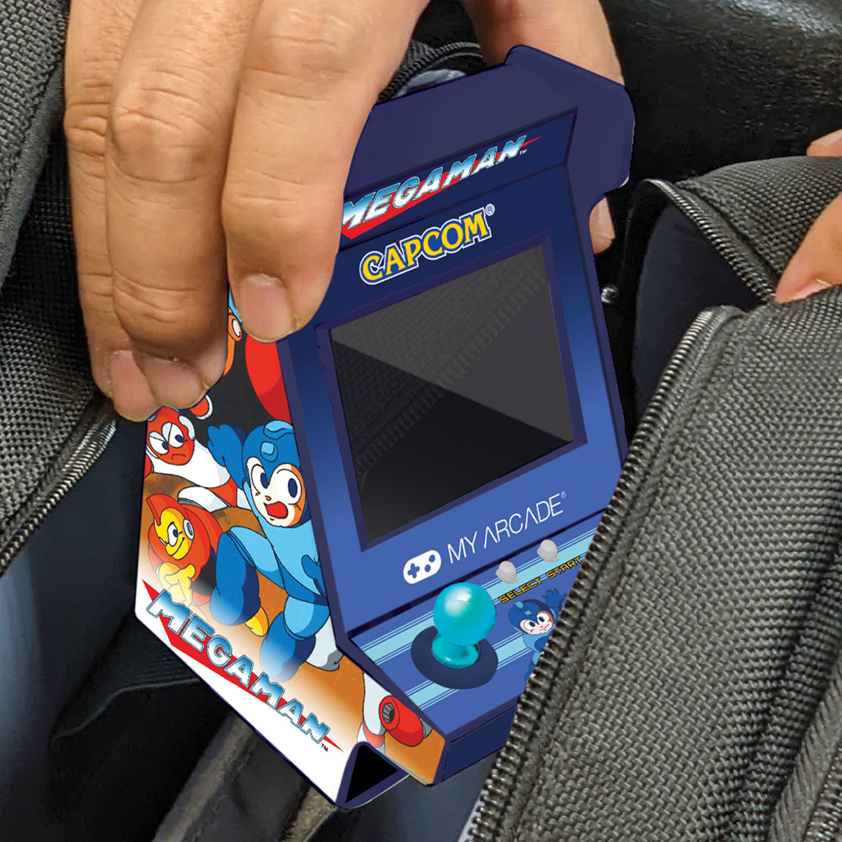Mega Man Pico Player 3.7 Inch Portable Retro Arcade (6 Games in 1)  by My Arcade DGUNL7011 PRE ORDER - COMMING  SOON