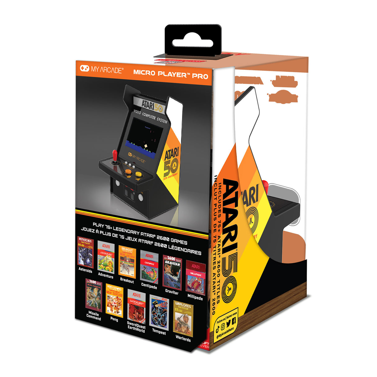 Atari Micro Player Pro 6.7 Inch Portable Retro Arcade (100 Games in 1)  by My Arcade  DGUNL7013 PRE ORDER - COMMING SOON
