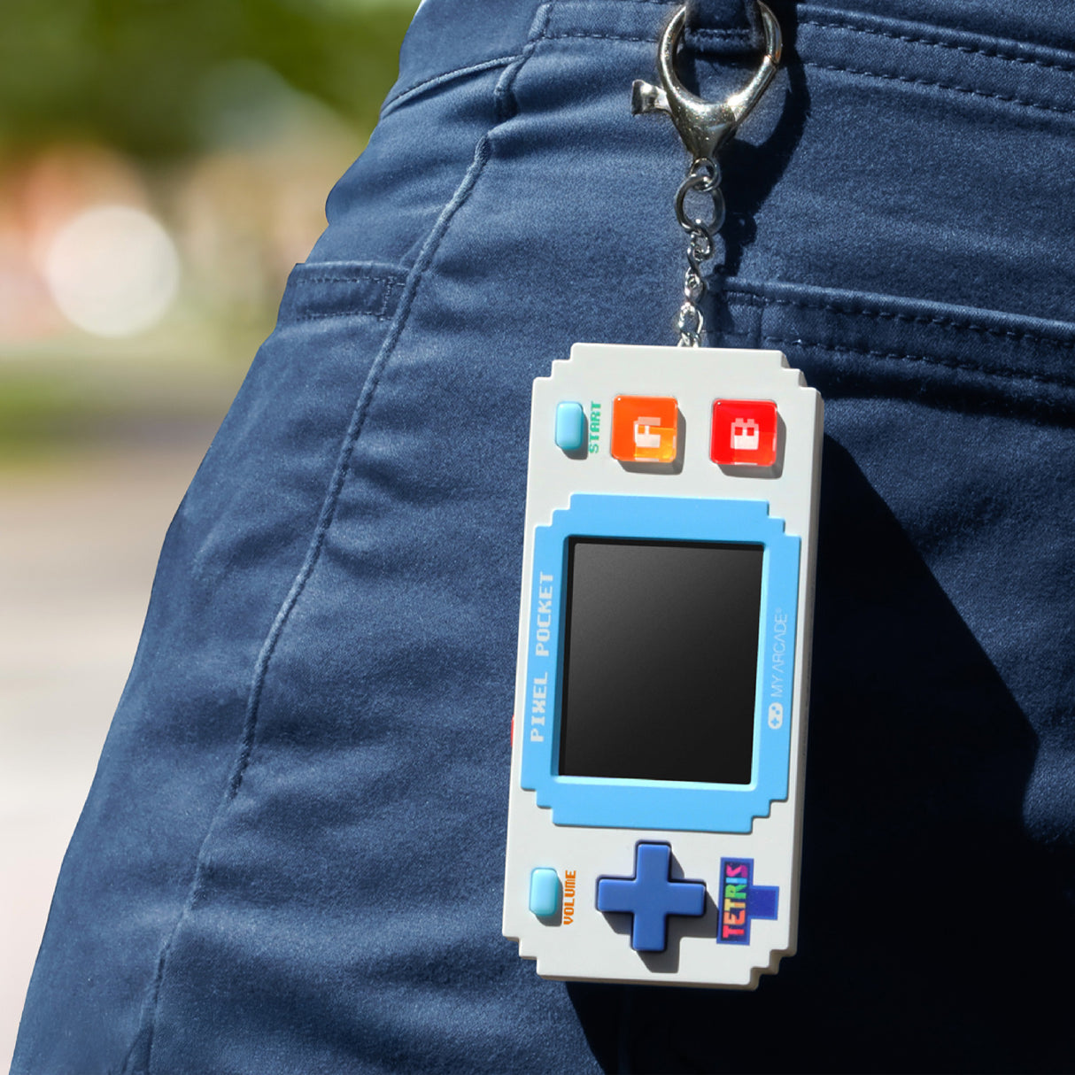 Tetris Pixel Pocket Mini Portable Gamer System by My Arcade DGUNL7083 PRE ORDER - COMMING SOON