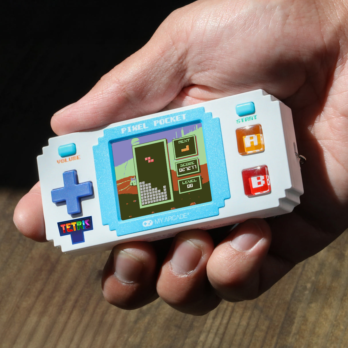 Tetris Pixel Pocket Mini Portable Gamer System by My Arcade DGUNL7083 PRE ORDER - COMMING SOON