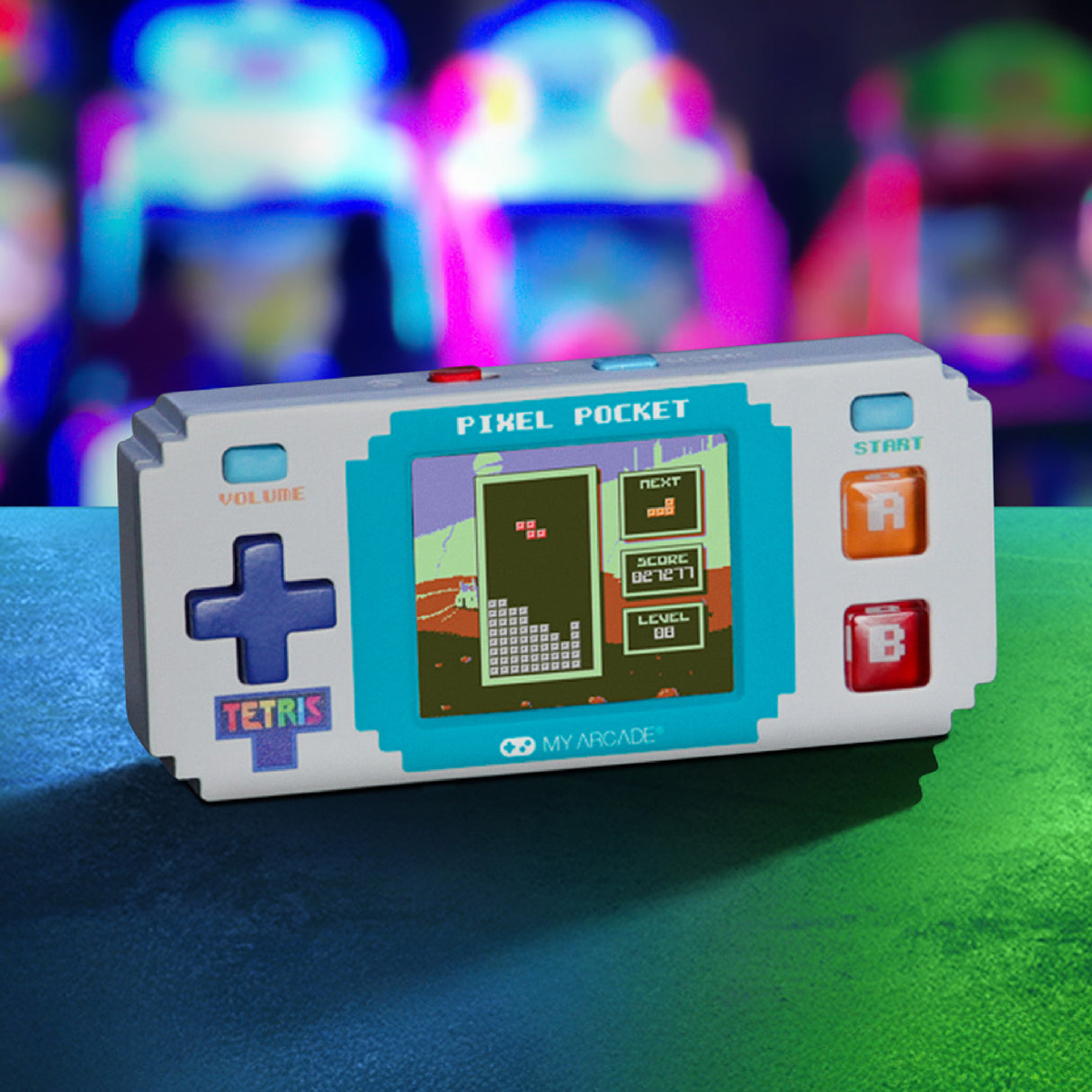 Tetris Pixel Pocket Mini Portable Gamer System by My Arcade DGUNL7083 PRE ORDER - COMMING SOON
