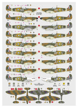 DK 1/72 Decals Spitfire Mk.I/II 72156